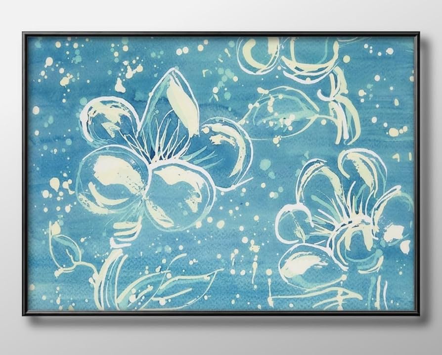 ミルキーウェイ/ 抽象画 77×56㎝ B2額縁セット 原画限り インテリア ミルキーウェイ / 抽象画 77×56㎝ B2 額縁セット 原画1点のみ